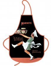 Official Marmite Advert Retro Cotton Cooking Apron Official Marmite Advert Retro Cotton Cooking Apron