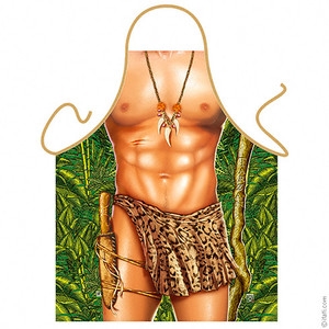 Me Tarzan Mens Funny Jungle Apron