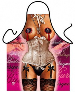 Nipple Tassels and Suspenders Sexy Ladies Apron