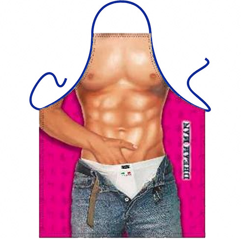 Super Abs Hot Mens Novelty Apron