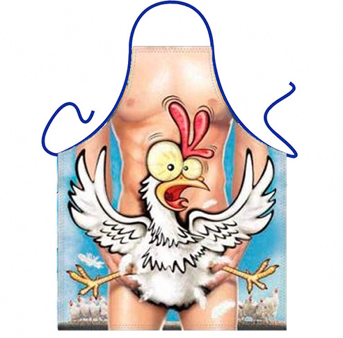 Weird Chicken Lover Rude Apron