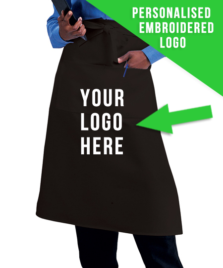 Quality Bistro & Restaurant Apron with Embroidered Company Logo