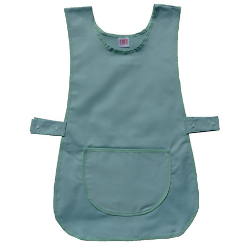 Light Green Polycotton Durable Tabard With Adjustable Size