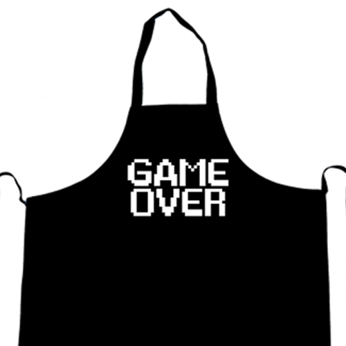 80'S Retro Retro Arcade 'Game Over' Style Apron