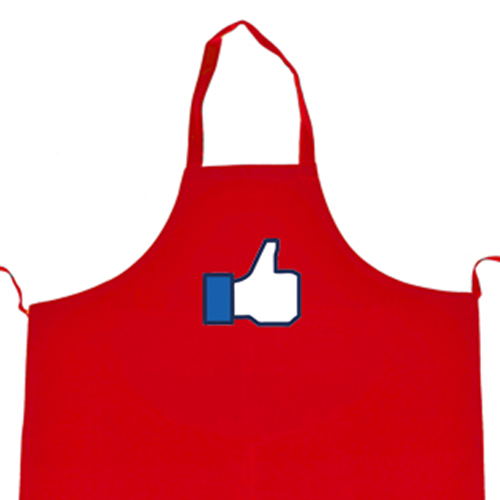 Facebook Like Novelty Thumbs Up Cooking Apron