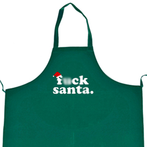 F*ck Santa Anti-Christmas Bah Humbug Apron