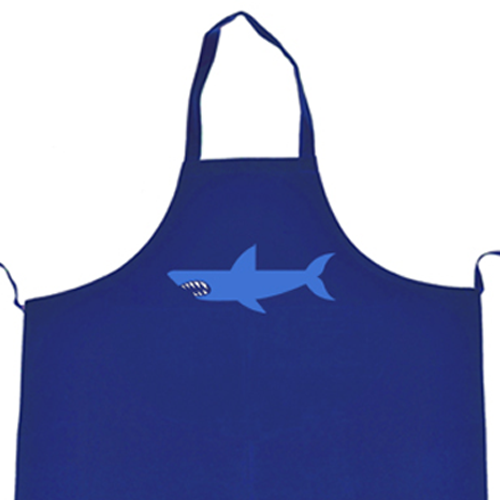 Hungry Shark Bite Novelty Apron