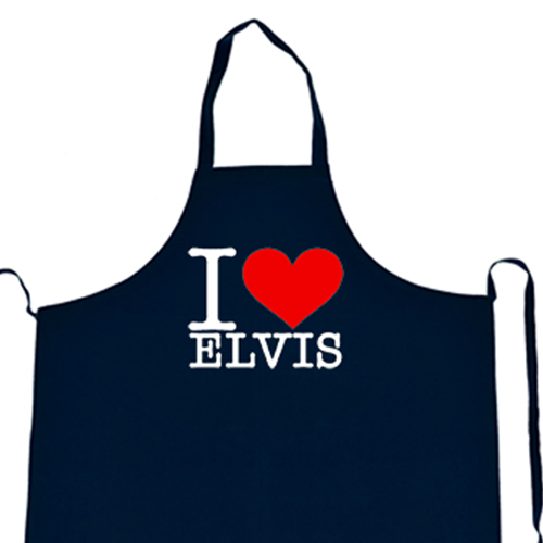 I Love Elvis The King of the Kitchen Apron