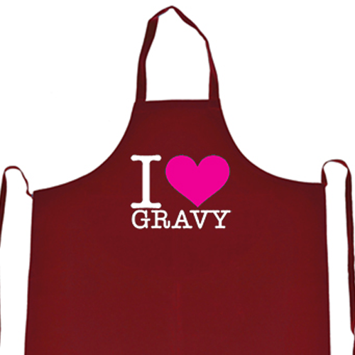 I Love Gravy Novelty Xmas Dinner Apron