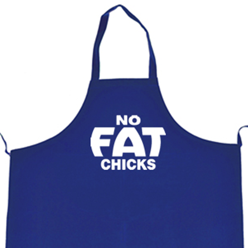 No Fat Chicks Slim Cook Rude Apron