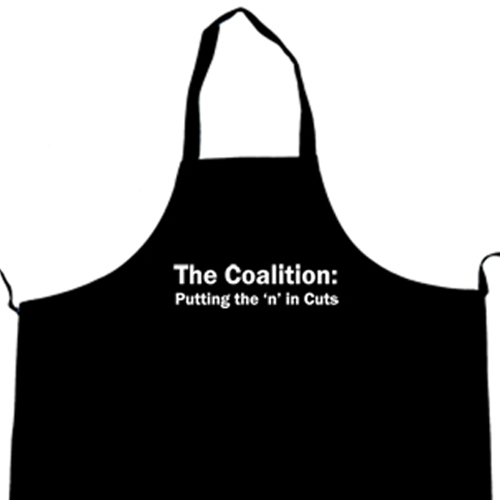 The Coalition Government Funny Joke Apron