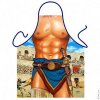 Bare Chested Gladiatorial Gentleman Novelty Funny Apron Bare Chested Gladiatorial Gentleman Novelty Funny Apron
