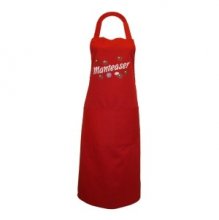 Red Full Length Manteaser Novelty BBQ Apron Red Full Length Manteaser Novelty BBQ Apron