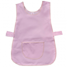 Basic Pink Tough Cotton/ Polyester Apron Tabard Basic Pink Tough Cotton/ Polyester Apron Tabard