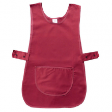 Quality Work Wear Red Plain Tabard Apron Quality Work Wear Red Plain Tabard Apron