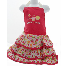 Pretty Dress Style Girls Frilly Baking Apron Pretty Dress Style Girls Frilly Baking Apron