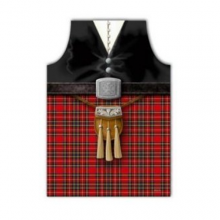 Scottish Kilt Funny PVC Novelty Apron Scottish Kilt Funny PVC Novelty Apron