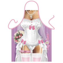 Sexy Bride Novelty Wedding Baking Apron Sexy Bride Novelty Wedding Baking Apron
