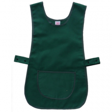 Bottle Green Durable Polycotton Adjustable Tabard Apron Bottle Green Durable Polycotton Adjustable Tabard Apron