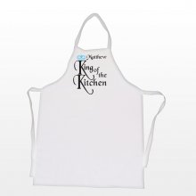 Personalised Name King of Kitchen Novelty Apron Personalised Name King of Kitchen Novelty Apron