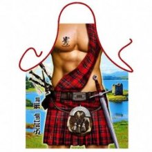 Sexy Scotsman Mens Novelty Kilt Apron Sexy Scotsman Mens Novelty Kilt Apron