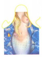 Naked Mermaid Sexy Ladies Funny Apron Naked Mermaid Sexy Ladies Funny Apron