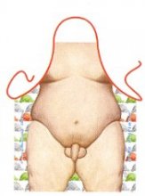 Chubby Naked Fat Man Novelty Mens Apron Chubby Naked Fat Man Novelty Mens Apron