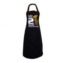 2 Men Fantasy BBQ Ladies Apron 2 Men Fantasy BBQ Ladies Apron