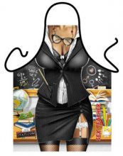 Sex Teacher Gorgeous School Headmistress Novelty Apron Sex Teacher Gorgeous School Headmistress Novelty Apron