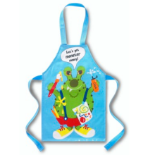 Blue Monster Messy Kids Fun PVC Apron Blue Monster Messy Kids Fun PVC Apron