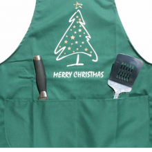 Christmas Tree Green Novelty Cooking Apron Christmas Tree Green Novelty Cooking Apron