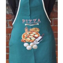 Green Italian Pizzeria Workers Apron Green Italian Pizzeria Workers Apron