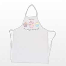 Personalised Name Cute Cupcake Apron Personalised Name Cute Cupcake Apron